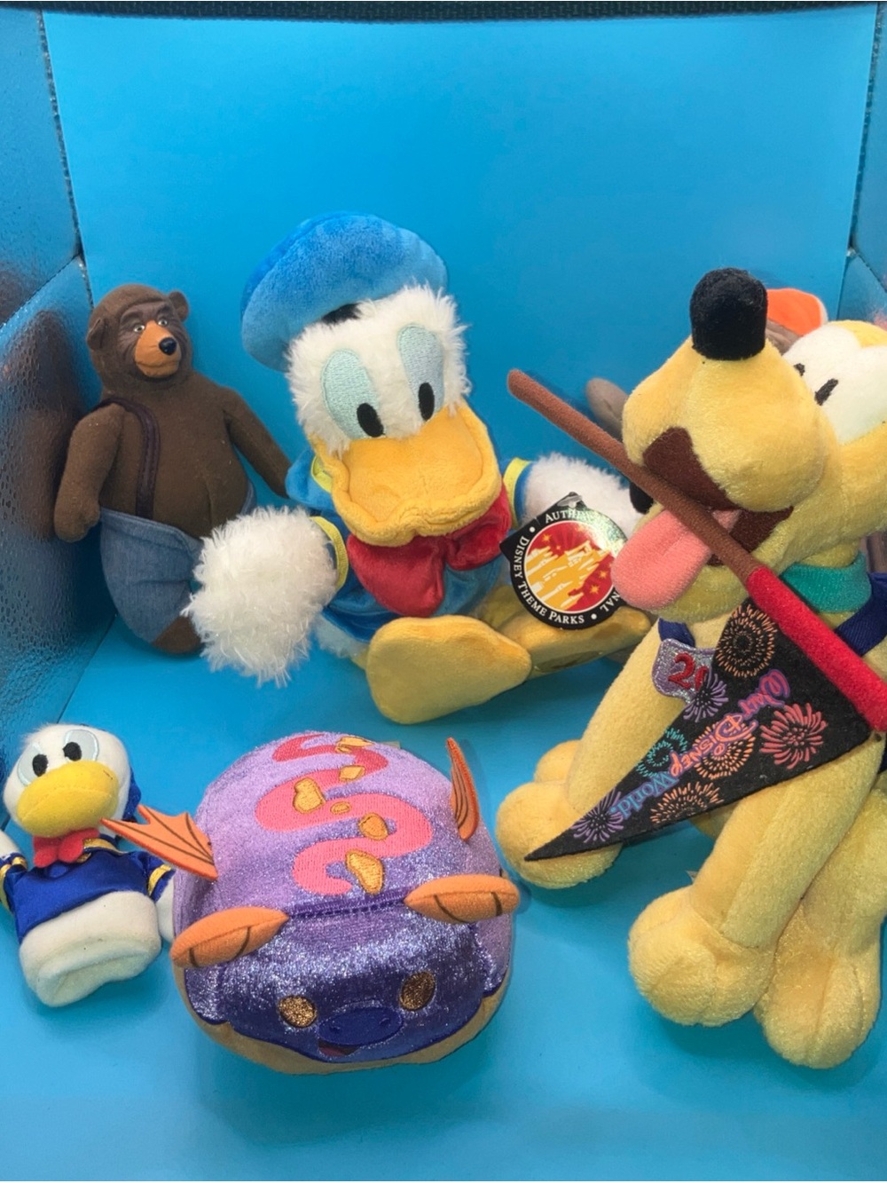Disney Plush Donald Duck and Friends Soft Toy Collection - Blue, Yellow